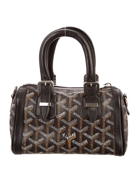 goyard goyardine croisiere mini black bag|Goyard mini backpack.